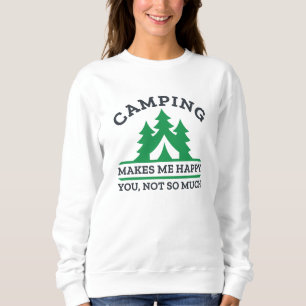 Camping gör mig Lycklig T Shirt