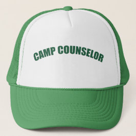 Camping Hat för Camp Counselor Truckerkeps