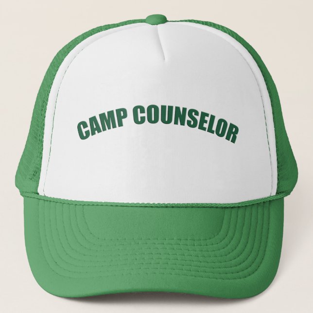 Camping Hat för Camp Counselor Truckerkeps (Framsida)