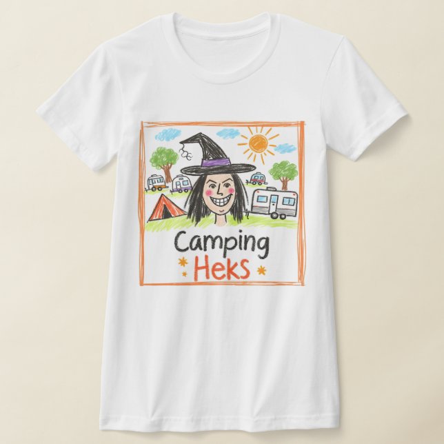 "Camping Heks" T Shirt (Laydown)