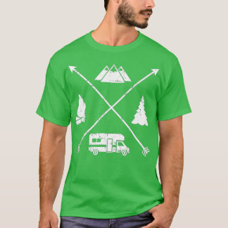 Camping hipster RV T Shirt