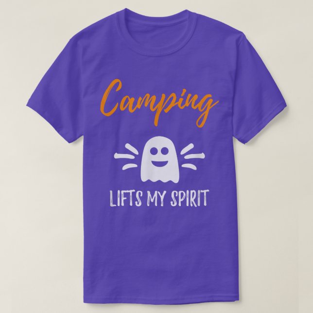 Camping Hiss My Spirit Funny Campers Halloween G T Shirt (Design framsida)
