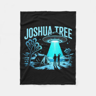 Camping i Joshua Tree Fleecefilt
