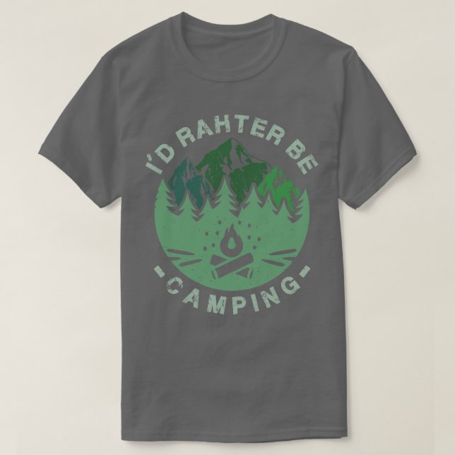 Camping-ID i stället för Camping 1 T Shirt (Design framsida)
