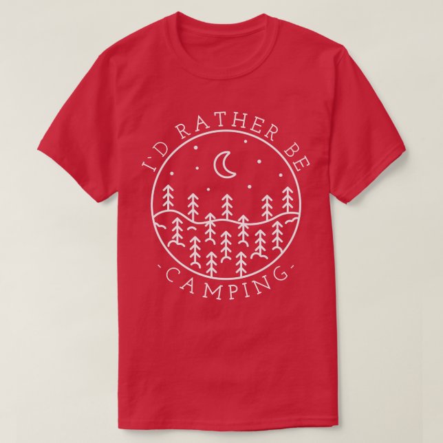 Camping-ID i stället för Camping T Shirt (Design framsida)
