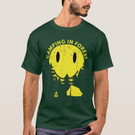Camping in Forest Funny Camp Camper Gift T Shirt