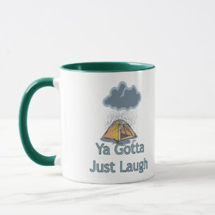 Camping in the Rain Mugg