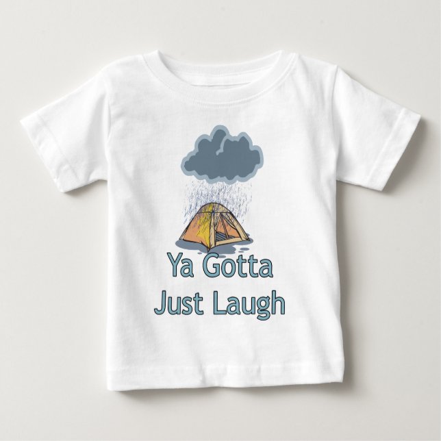 Camping in the Rain T-shirt (Framsida)