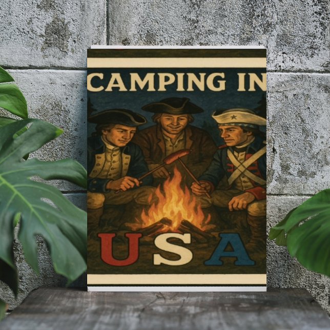Camping in USA 4:e juli Poster (Skapare uppladdad)