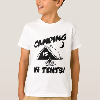 Camping is in Tält Shirt Tröja