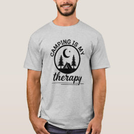 Camping is My Therapy T Shirt