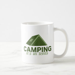 Camping it's in Tält Kaffemugg
