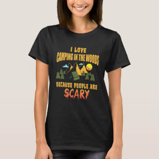Camping Jag älskar camping i skogen människor är s T Shirt