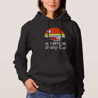 Camping jag hatar att dra ut retro husvagn RV T Shirt