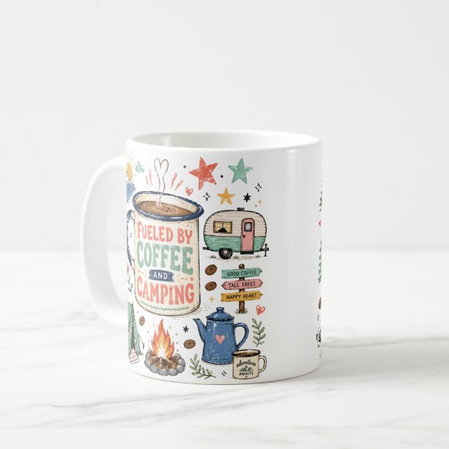 Camping Kaffemugg (Framsida vänster)