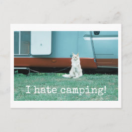 Camping Katt Vykort