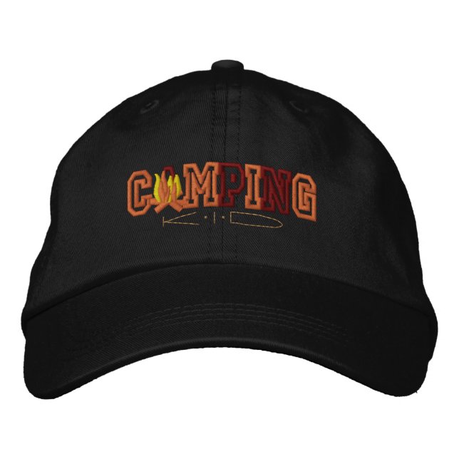 Camping Kid Broderad Keps (Framsida)