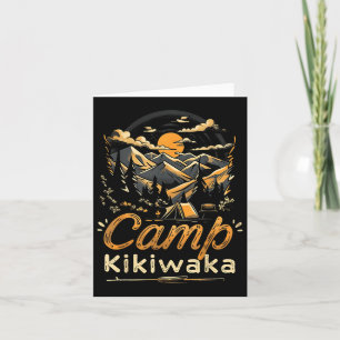 Camping Kikiwaka Camper Hike Tält Forest Mountain Kort