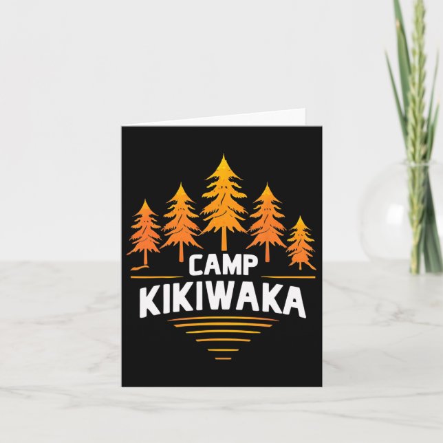 Camping Kikiwaka Summer Camp Forest Hiking utomhus Kort (Framsida)