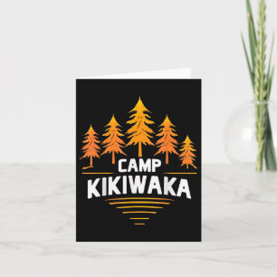 Camping Kikiwaka Summer Camp Forest Hiking utomhus Kort