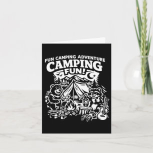 Camping kul äventyr rolig lägereld utomhus kort