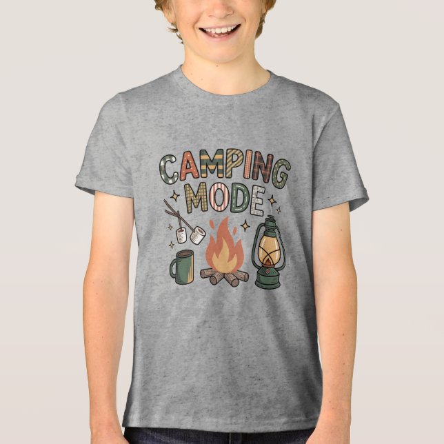 Camping-läge  t shirt (Framsida)