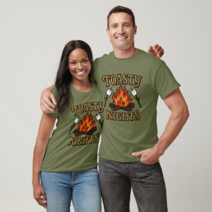 Camping Läggerbastömd Nätter Äventyr Vandring T Shirt