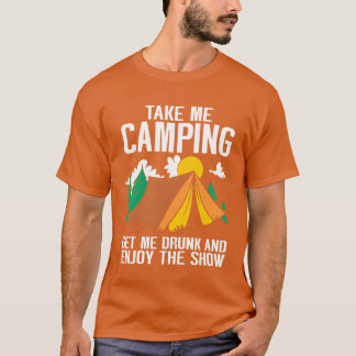 Camping Läggereld Campare vänner T Shirt