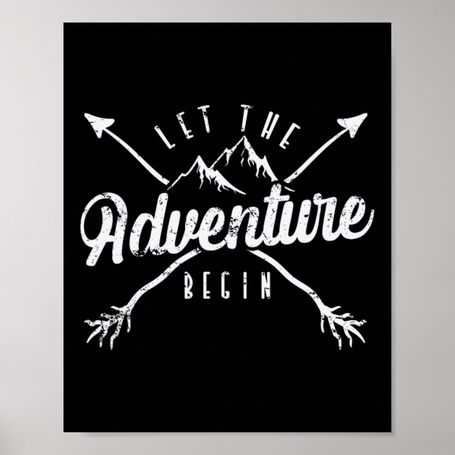Camping låter äventyret börja'  poster (Framsidan)