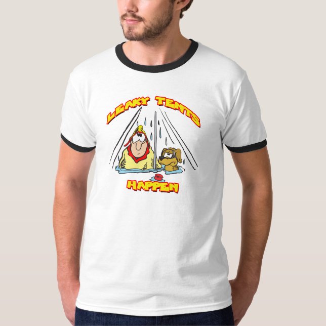 Camping-LeakyTents T-shirt (Framsida)