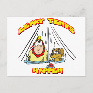 Camping-LeakyTents Vykort