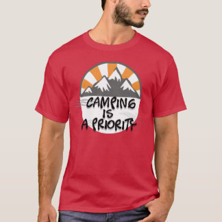 Camping Legend sedan evigt present T Shirt