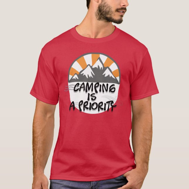 Camping Legend sedan evigt present T Shirt (Framsida)