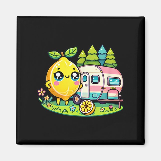 Camping Lemon  Magnet (Framsidan)