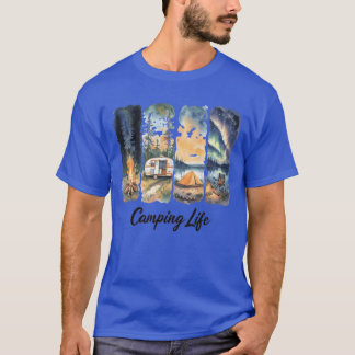 Camping Life Äventyrsflicka T Shirt