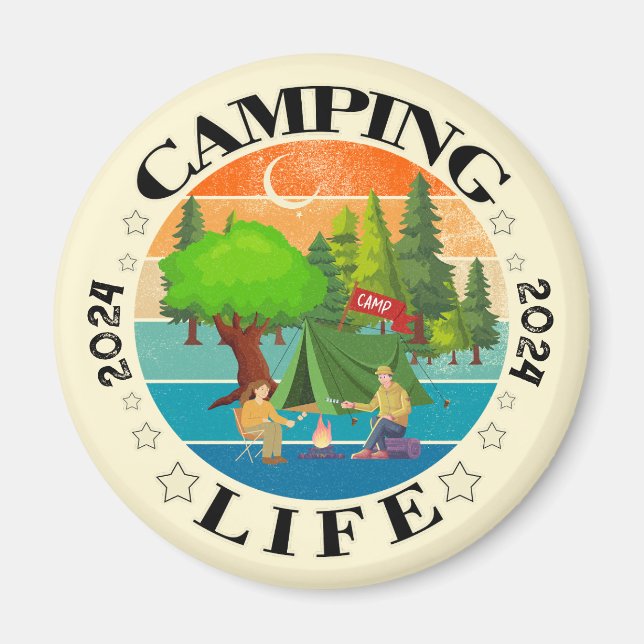 Camping Life Magnet (Framsidan)