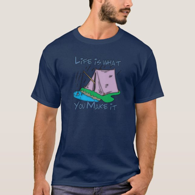 Camping Life T-shirt (Framsida)