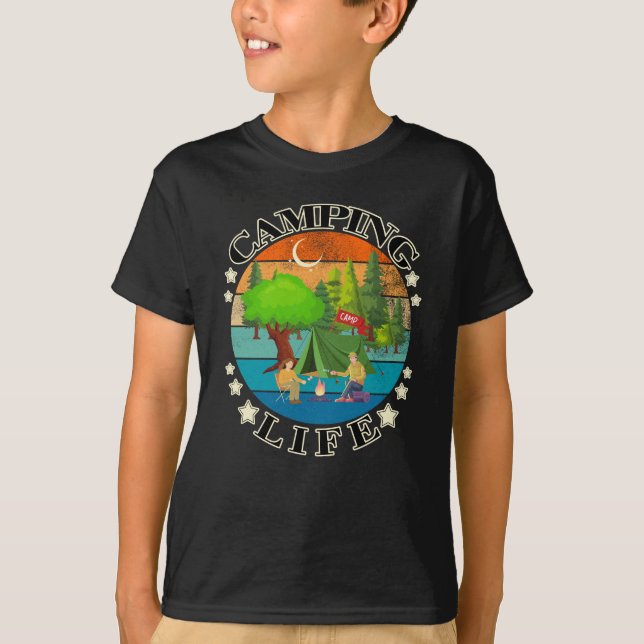 Camping Life T Shirt (Framsida)