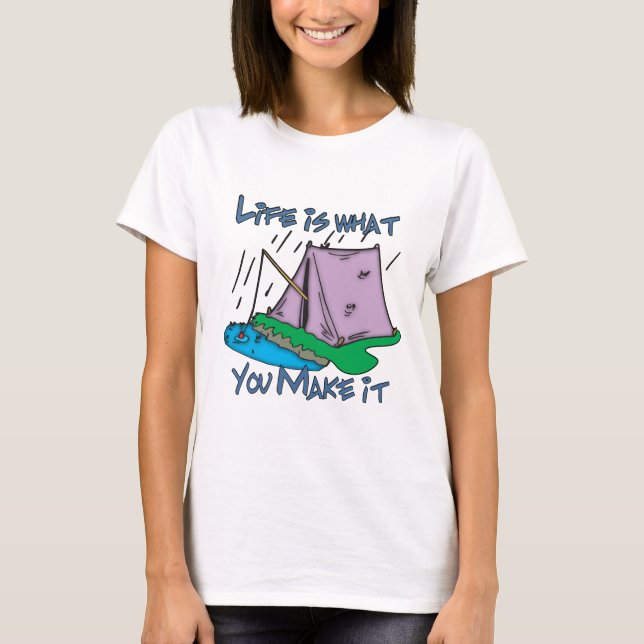 Camping Life Tee Shirt (Framsida)