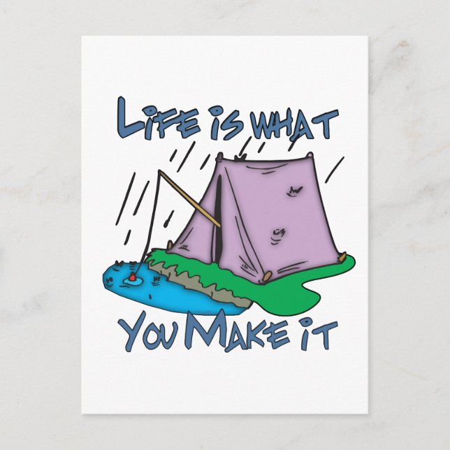 Camping Life Vykort (Framsida)