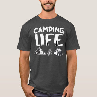 Camping Liv Camping Kärlek tjej T Shirt