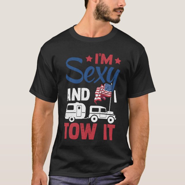 Camping Lover RV Funny Camper gift T Shirt (Framsida)