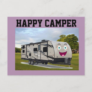 Camping Lycklig Pension i RV av Funnycoomb Vykort