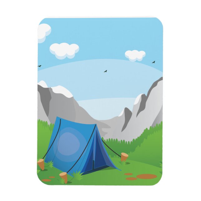 camping magnet (Vertikal)