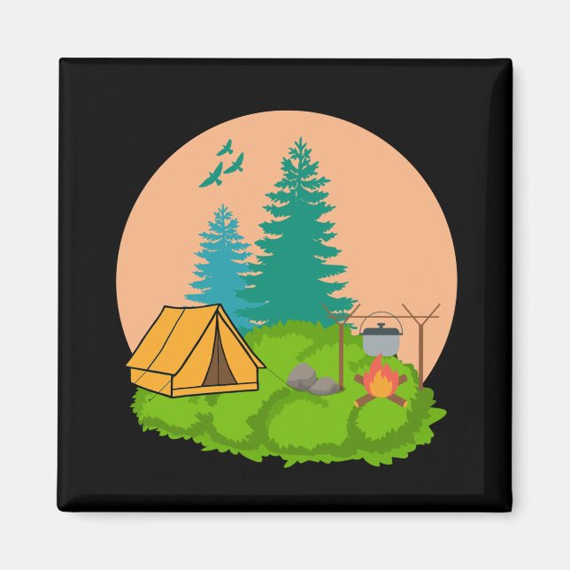 camping magnet (Framsidan)