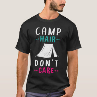 Camping Mama Camper Camp Hair gift T Shirt