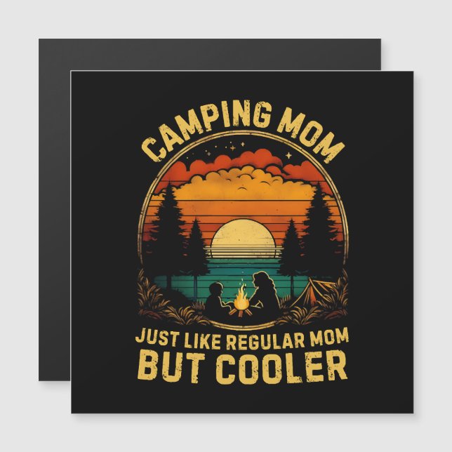 Camping Mamma Precis Som En Vanlig Mamma (Fram/baksida)