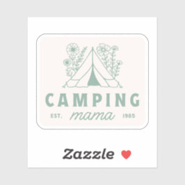 Camping mamma sommarläger mamma estetik klistermärken