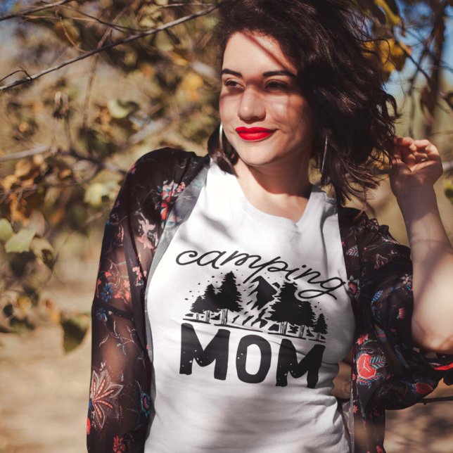 Camping Mamma T Shirt (Skapare uppladdad)