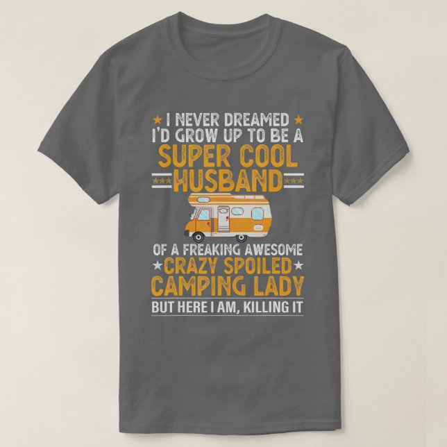 Camping Manar Funny Valentines day Camping Make T Shirt (Design framsida)